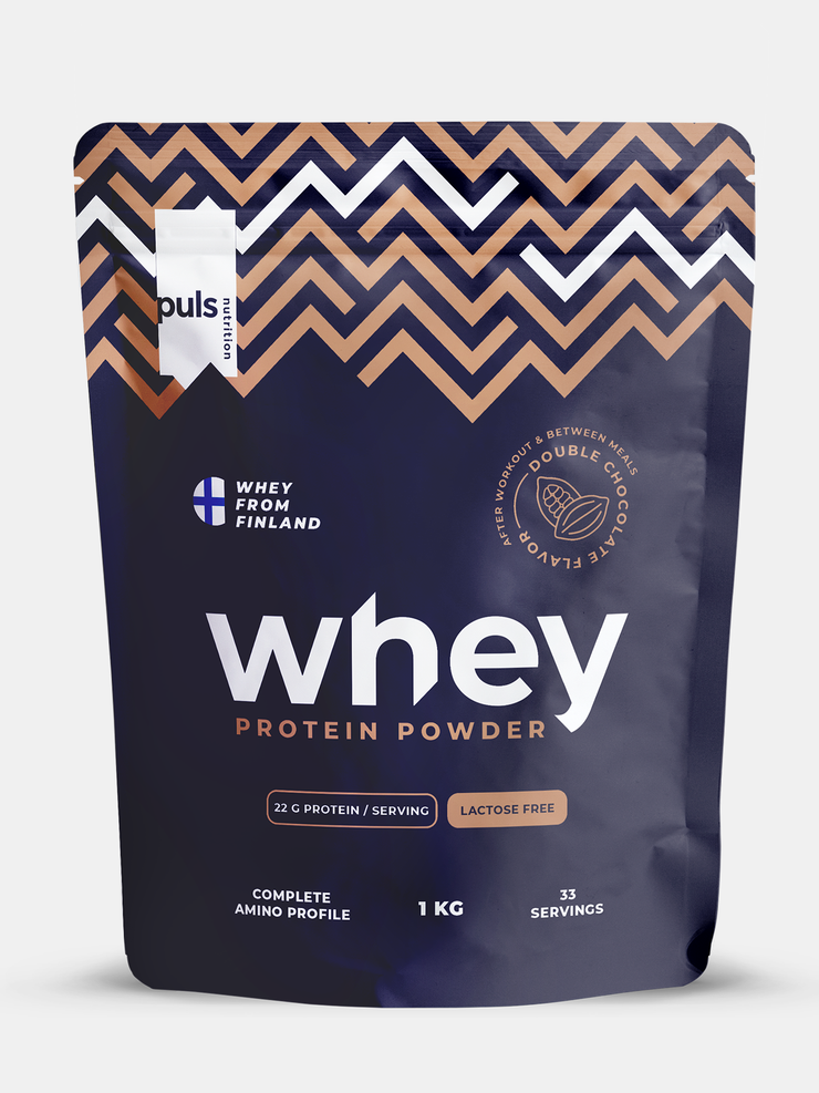 WHEY Double chocolate 1 kg lactose free