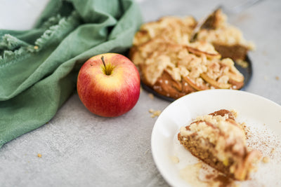 Protein-packed apple cake