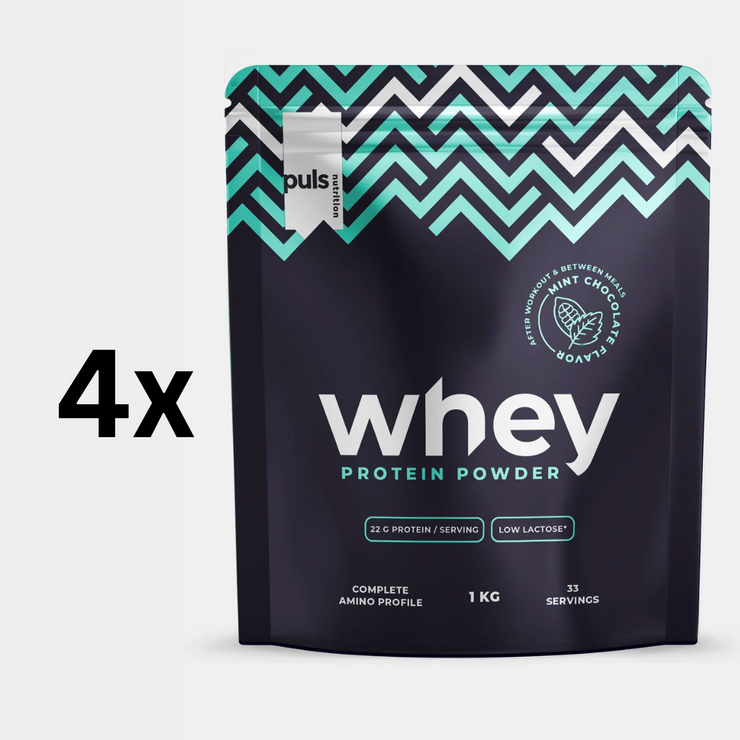 WHEY Mint chocolate 4x1 kg low lactose