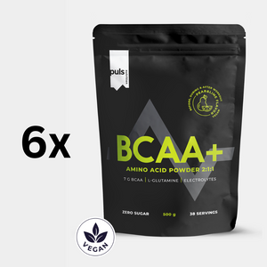 BCAA+ Päärynä & lime 6x500g