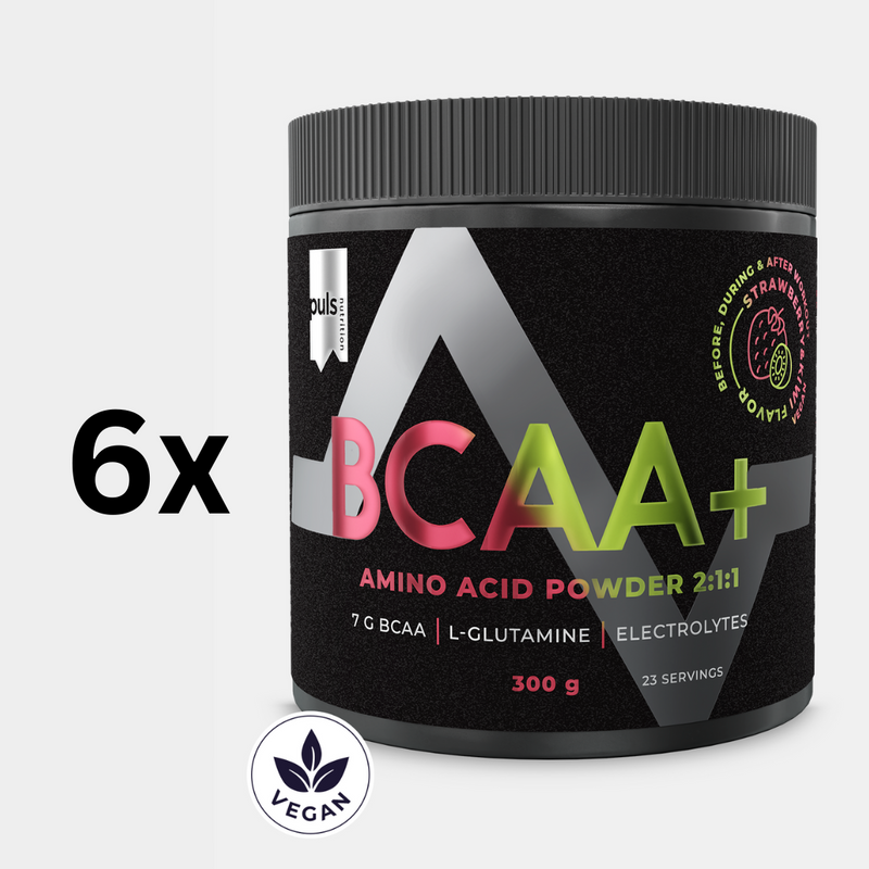 BCAA+ Strawberry & kiwi 6x300g