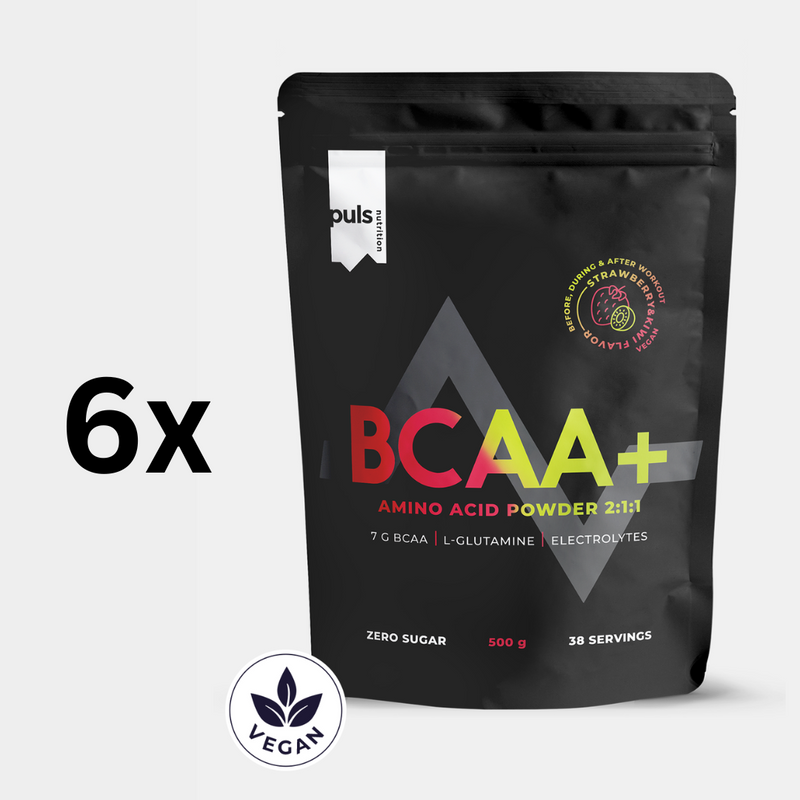BCAA+ Strawberry & kiwi 6x500g