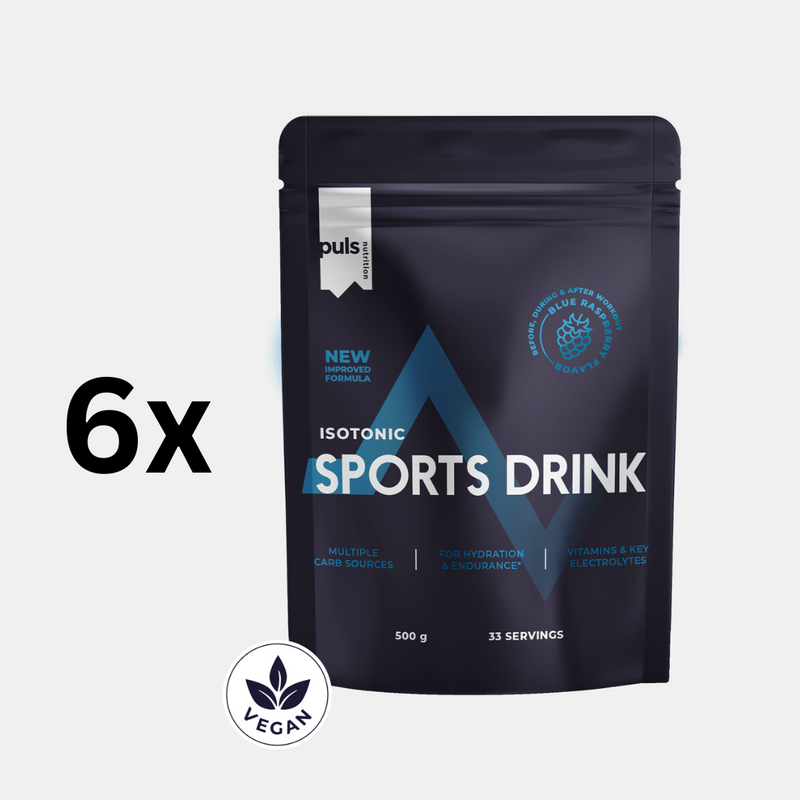 ISOTONIC URHEILUJUOMA Blue Raspberry 6x500g
