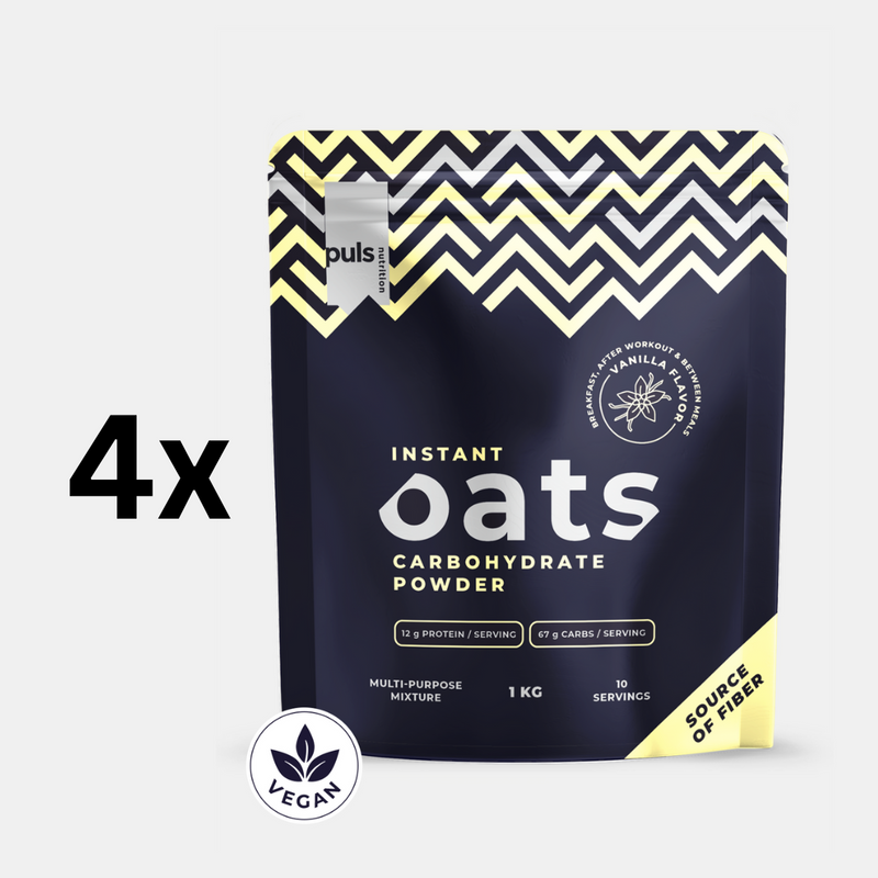 INSTANT OATS Vanilja 4x1 kg