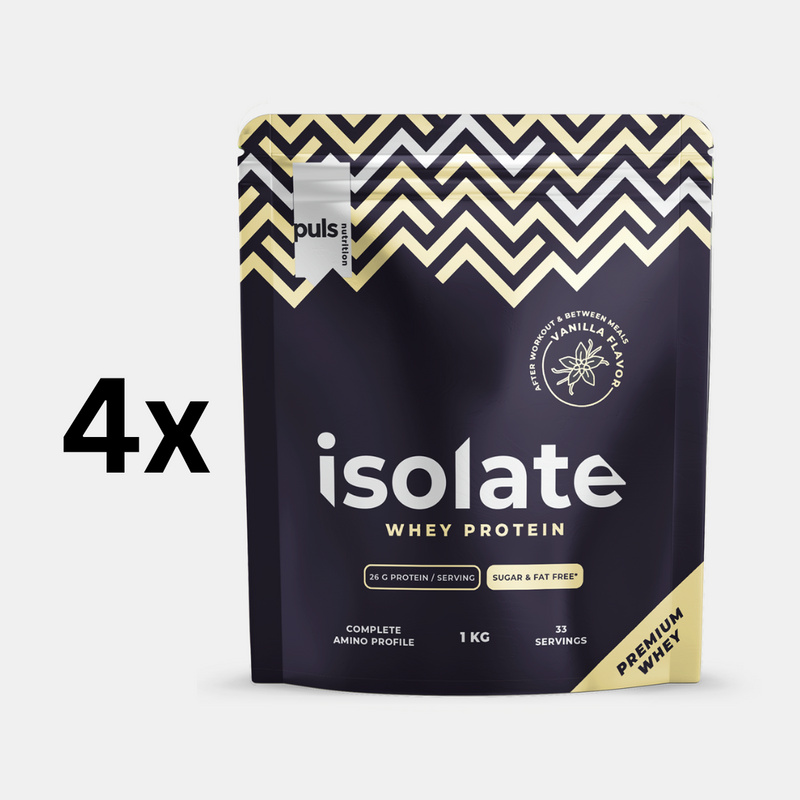 WHEY ISOLATE Vanilla 4x1kg