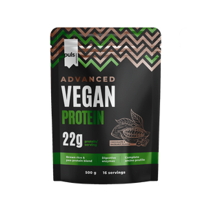 ADVANCED VEGAN PROTEIINI Suklaa-hasselpähkinä 550g