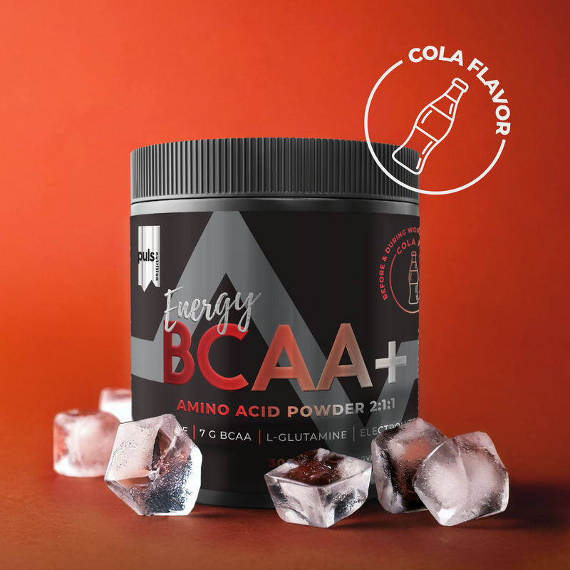PULS Nutrition Energy BCAA+ kofeiini aminohappojauhe 300g