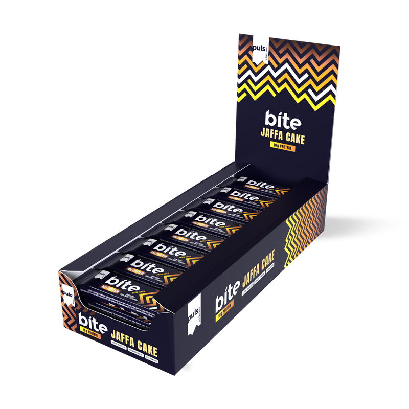 PULS Nutrition BITE proteiinipatukka jaffa-keksi 35g laatikko 24pcs