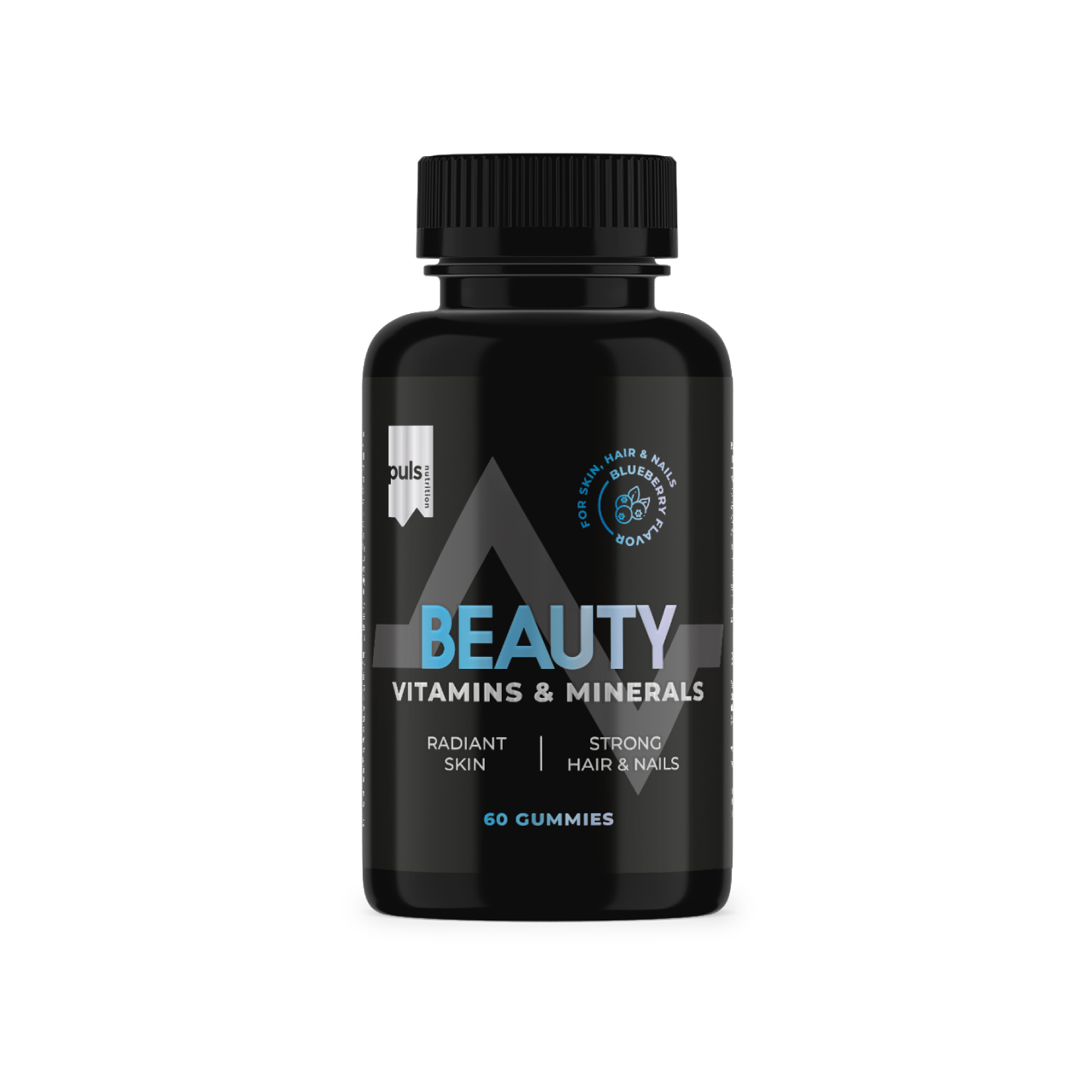 PULS Nutrition Beauty vitamiineja ja mineraaleja mustikka 60 gummya