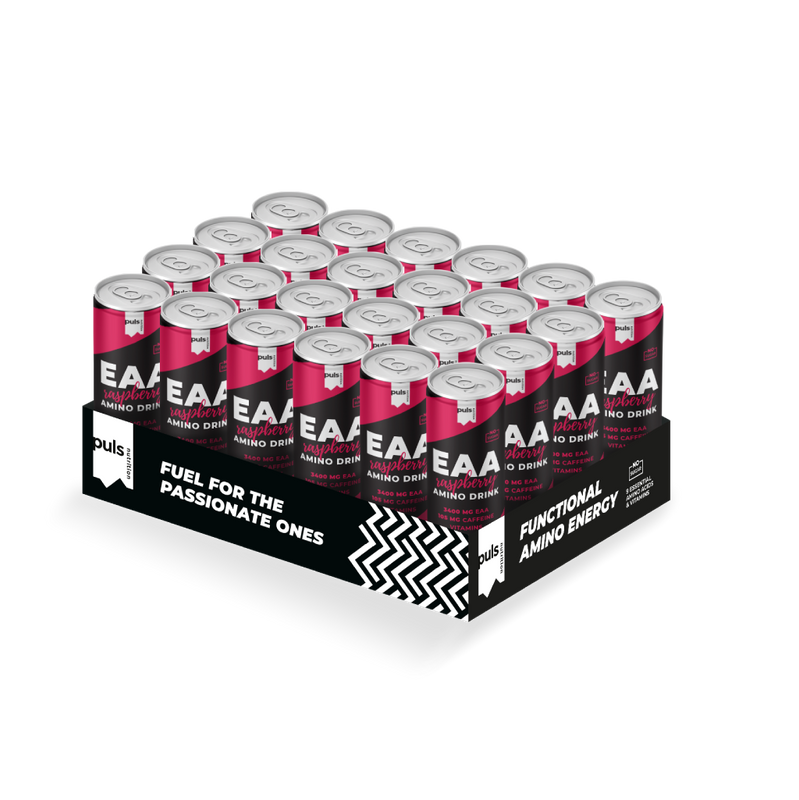 EAA Energiajuoma Vadelma 330 ml 24 kpl