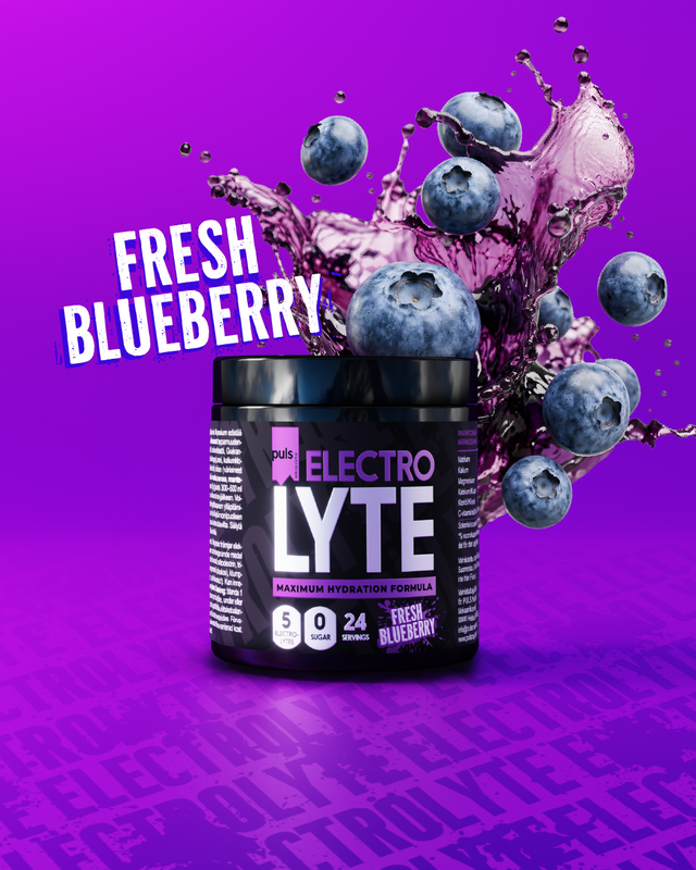PULS Nutrition Elektrolyyttijauhe Fresh blueberry 120g