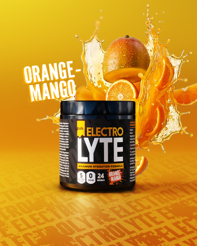 PULS Nutrition Elektrolyyttijauhe Orange-mango 120g
