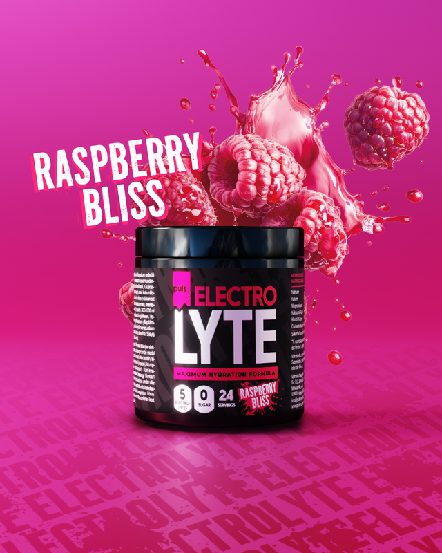 PULS Nutrition Elektrolyyttijauhe raspberry Bliss 120g