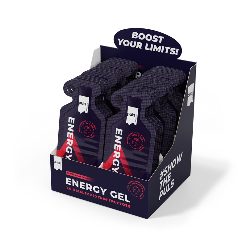 ENERGIAGEELI Mansikka 40 g 24 kpl