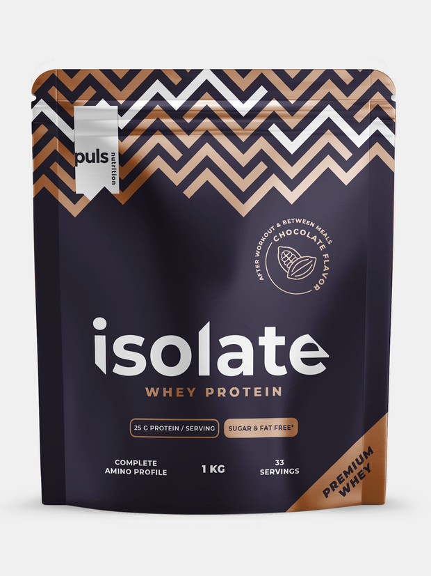 PULS Nutrition WHEY Isolate Isolaatti proteiinijauhe 1 kg vähälaktoosinen