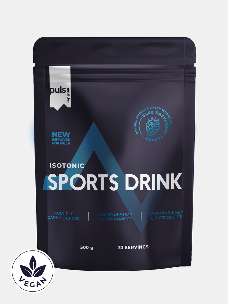 PULS Nutrition ISOTONIC- PORTS DRINK urheilujuomajauhe blue rasberry 500g