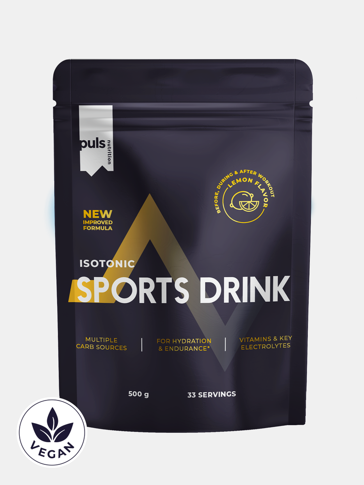 PULS Nutrition ISOTONIC SPORTS DRINK urheilujuomajauhe sitruuna 500g