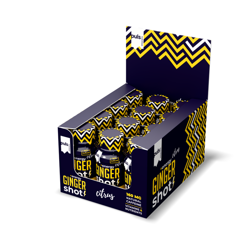 GINGER+ENERGY SHOT Sitrus 60 ml 12 kpl