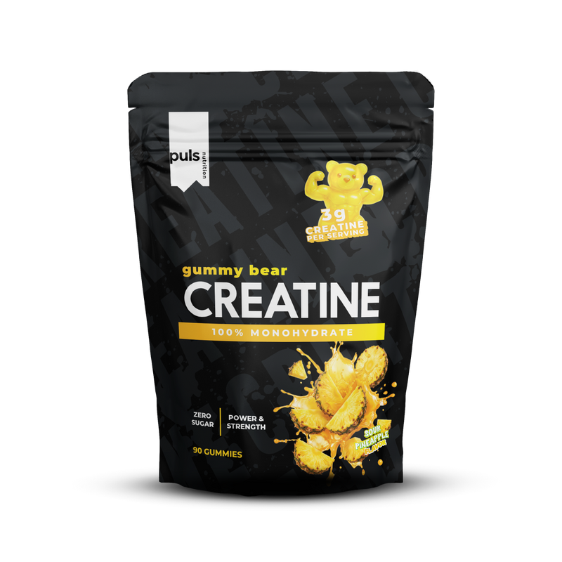 PULS-Nutrition Kreatiini gummy bear Sour pineapple 90 gummies