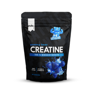 Kreatiini-nalle Blue strawberry 90 gummies