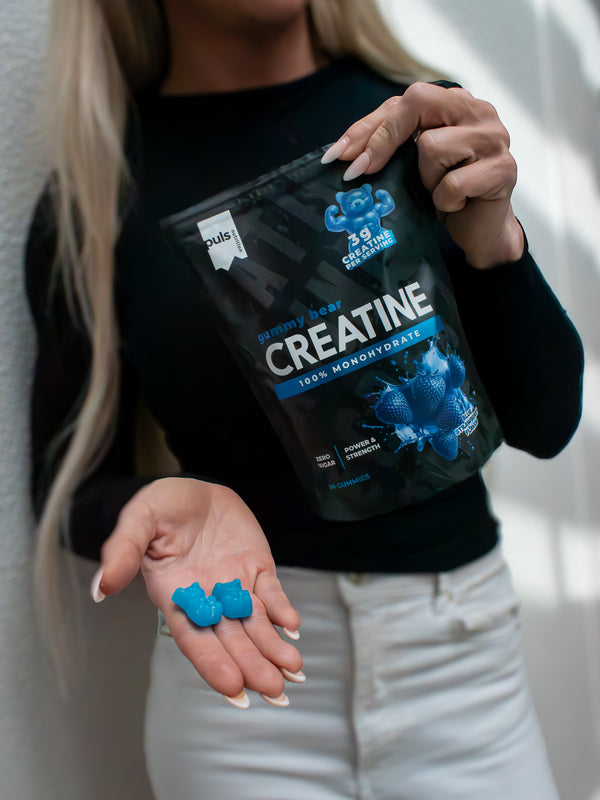 PULS Nutrition Kreatiini-nalle blue strawberry 90 gummies