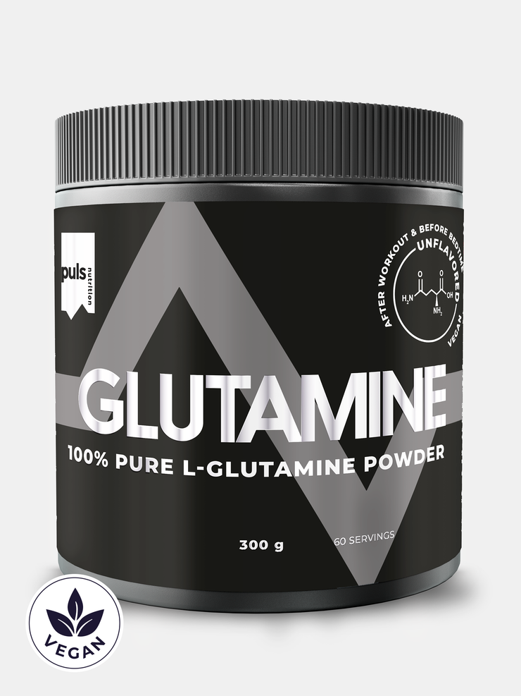 PULS Nutrition L-Glutamine glutamiini jauhe unflavored 300g