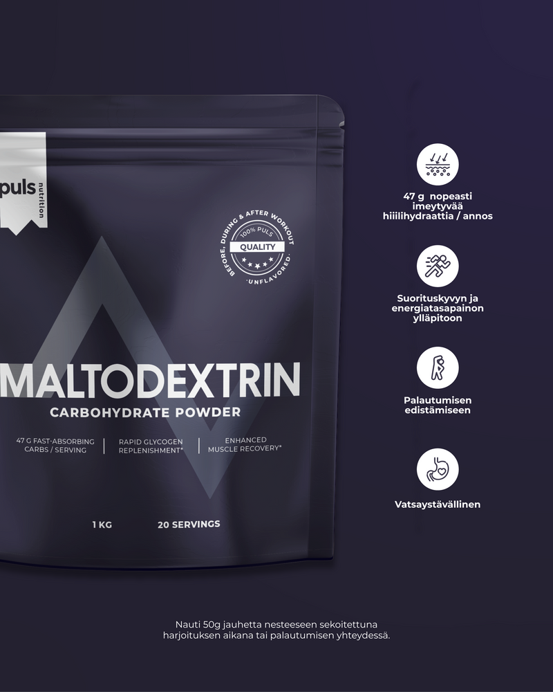 Maltodekstriini Maustamaton 1kg