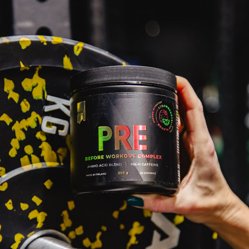 PRE-WORKOUT COMPLEX Mansikka-Lime 300g