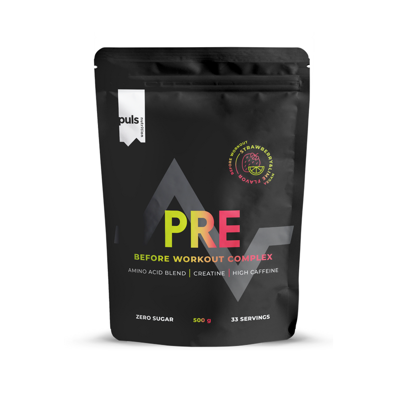 PRE-WORKOUT COMPLEX Mansikka-Lime 500g