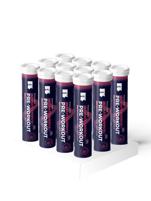 PRE-WORKOUT effervescent Raspberry 12x20 tablets