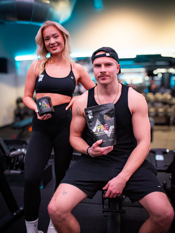 PULS Nutrition Pre-workout PWO aminohappojauhe mansikka-lime 