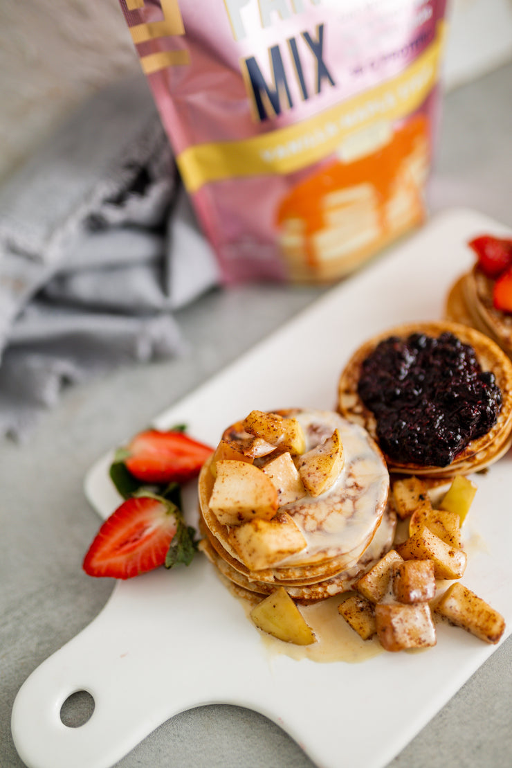 PROTEIN PANCAKE MIX vanilja-vaahterasiirappi 500g