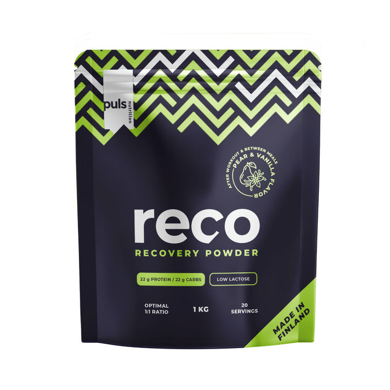 PULS Nutrition RECO palautusjuoma jauhe paaryna-vanilja 1 kg