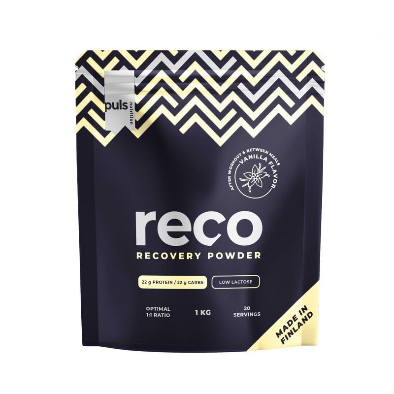 PULS Nutrition RECO palautusjuoma jauhe vanilja 1 kg
