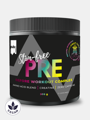 PULS Nutrition Stim-free PRE workout complex tehonlisääjä hedelmäcocktail 300g