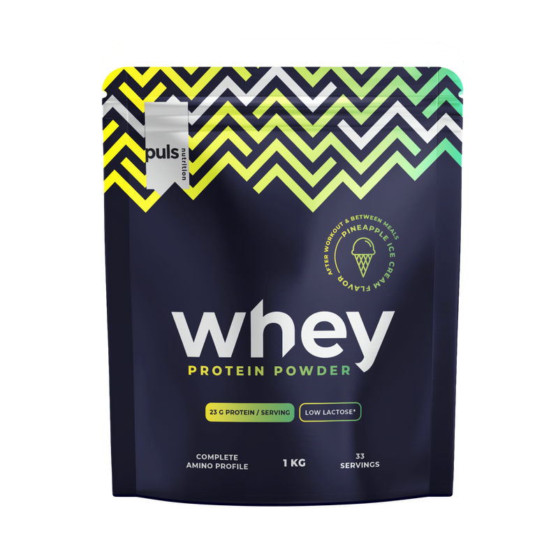 PULS-Nutrition WHEY proteiinijauhe ananasjaatelo 1kg
