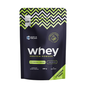 WHEY Proteiinijauhe Päärynä & Vanilja 500 g Laktoositon