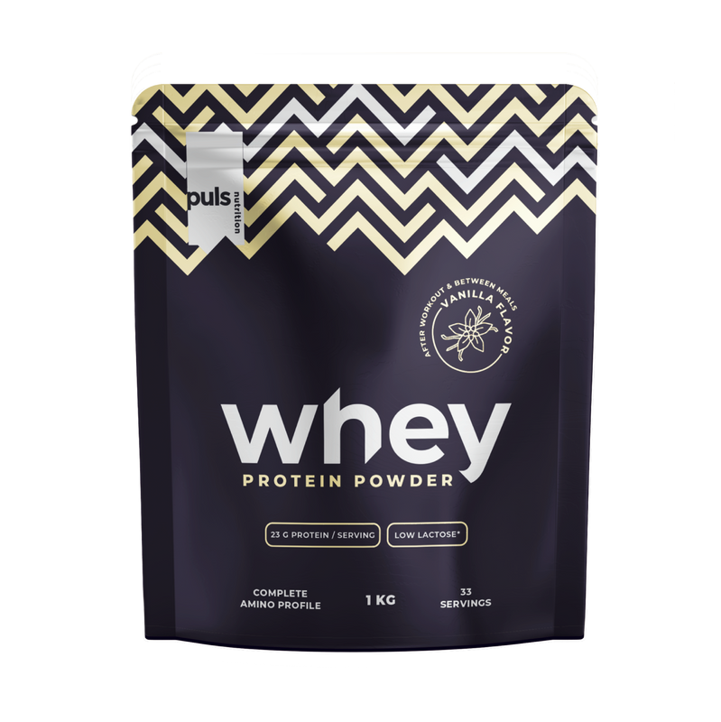 PULS Nutrition WHEY proteiinijauhe vanilja 1 kg