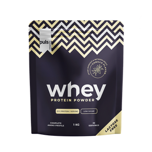 WHEY Proteiinijauhe Vanilja 1 kg Laktoositon