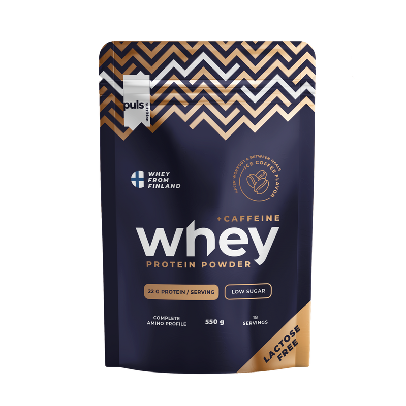 WHEY Ice coffee +caffeine 550g LACTOSE FREE