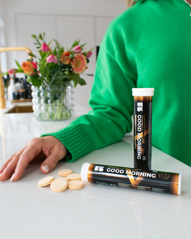 PULS Nutrition Good morning poretabletit poydalla