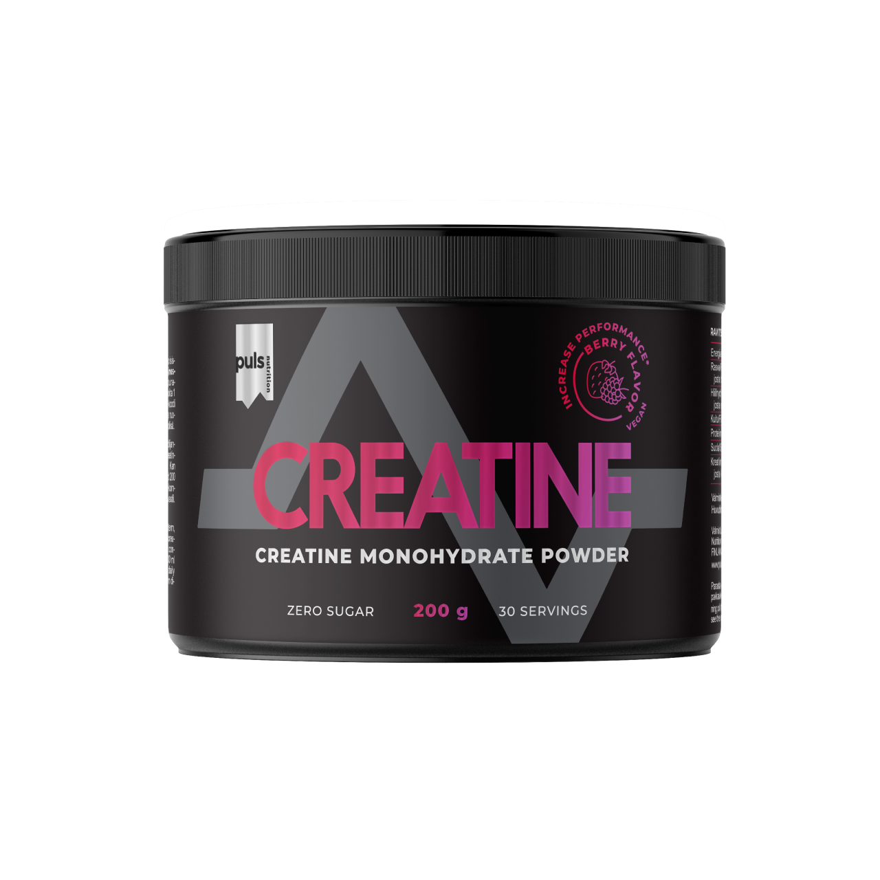 PULS Nutrition kreatiini monohydraatti jauhe marjat 200 g