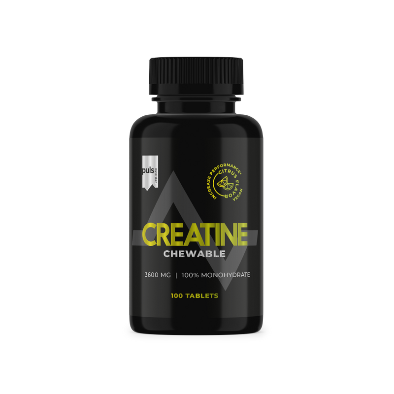 Pureskeltava Kreatiini Sitrus 100 tablettia