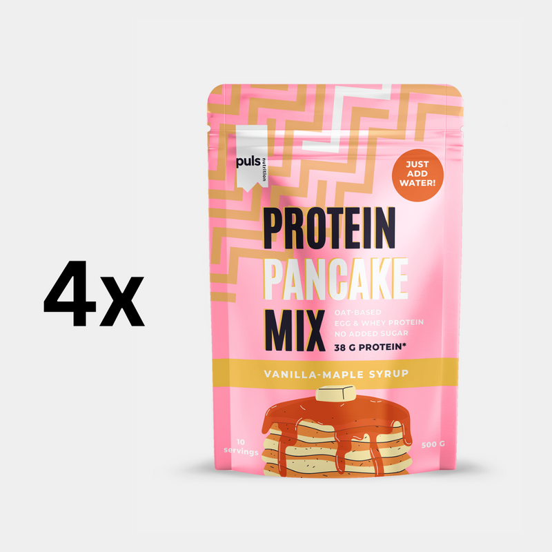 PROTEIN PANCAKE MIX vanilja-vaahterasiirappi 4x500g