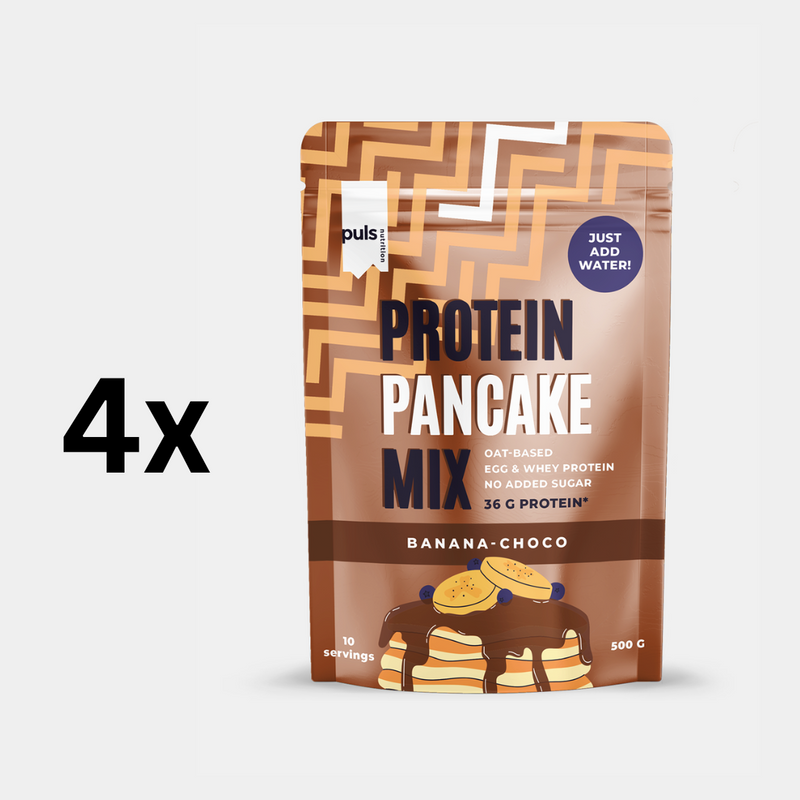 PROTEIN PANCAKE MIX Banaani-Suklaa 4x500g