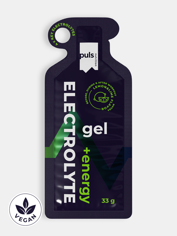 ELECTROLYTE+ENERGY GEL Lemon-Lime 33 g 24 pcs