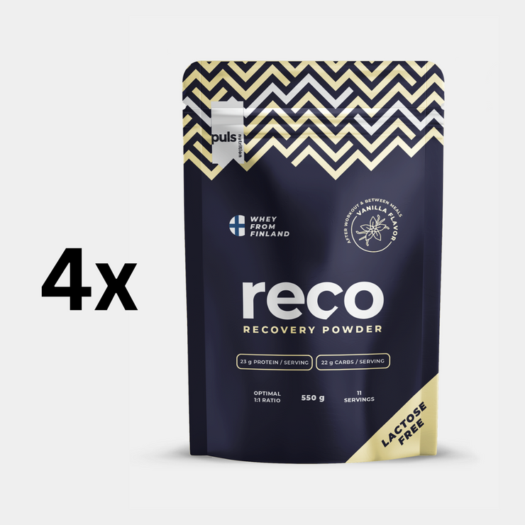 RECO Vanilja 4x550g LAKTOOSITON