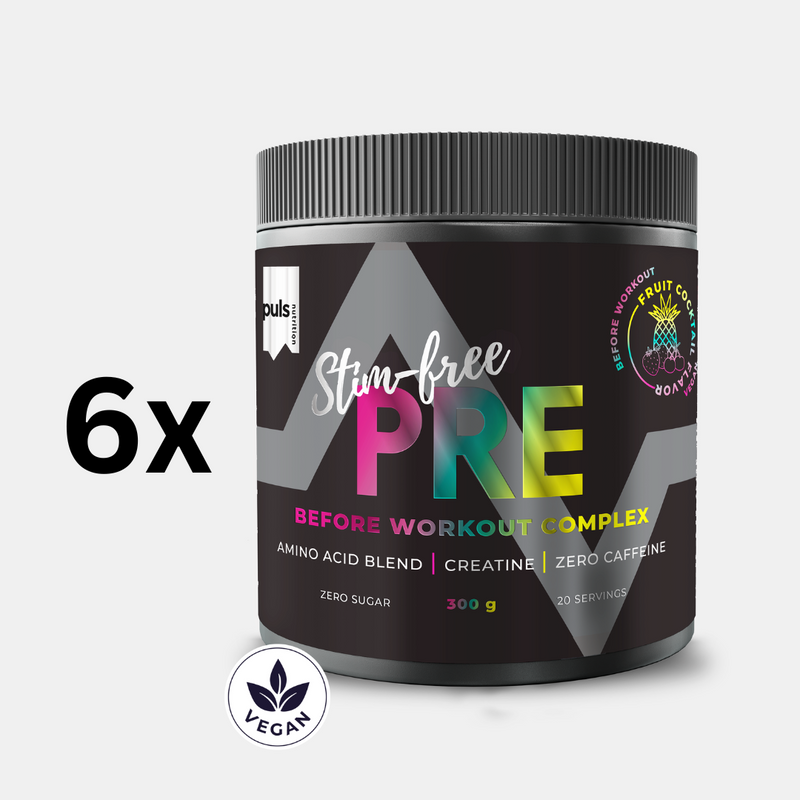 STIM-FREE PRE WORKOUT Hedelmäcocktail 6x300g