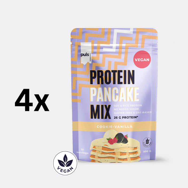 VEGAN PROTEIN PANCAKE MIX Cookie-Vanille 4x500g