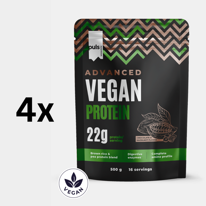 ADVANCED VEGAN PROTEIN Chocolate & Hazelnut 4x500g